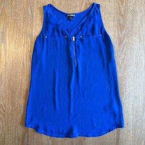 Express Women's Vibrant Blue Tank Top